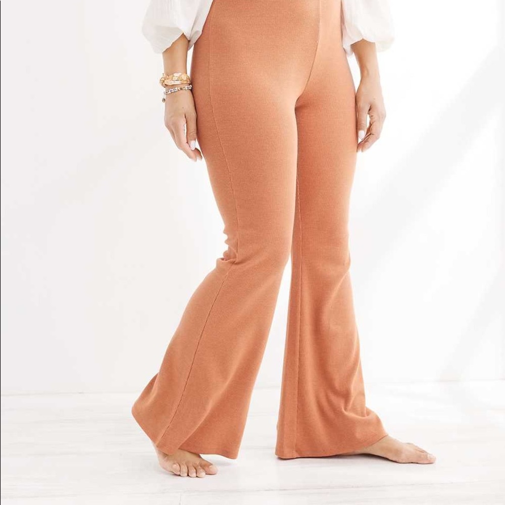 Aerie Ribbed Kick-Flare Leggings